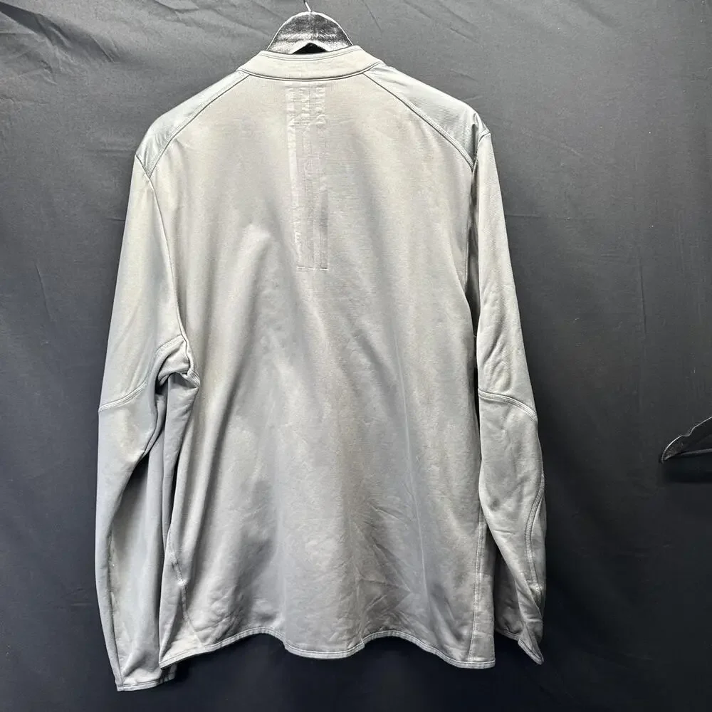 Adidas Jacket Mens XL Gray Climaheat Golf Full Zip Performance Layer Athletic